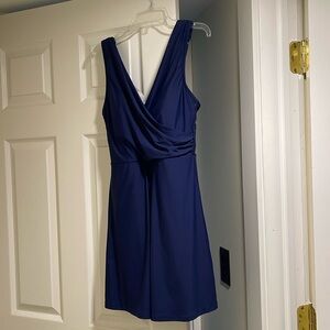 Lands End new one piece swim dress women’s 8petite navy never worn